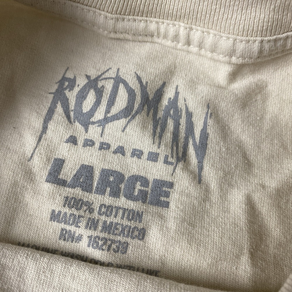 Vintage? Dennis Rodman T-Shirt Large Bad As I Wanna Be Rap Tee Rod Man - Picture 8 of 12